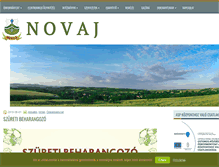 Tablet Screenshot of novaj.hu